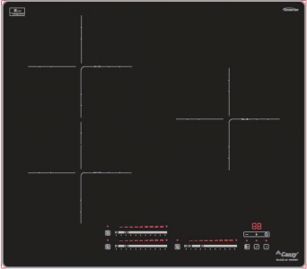 Bếp Từ 3 vùng nấu Inverter lắp âm tủ Canzy CZ-656HNT Ceramic