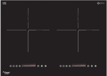 Bếp từ đôi âm tủ Canzy CZ-725 Inverter kính Ceramic