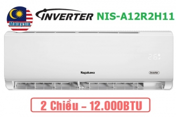 Điều hòa Nagakawa inverter 2 chiều 12000BTU NIS-A12R2H11