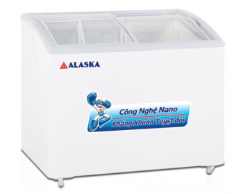 Tủ đông Alaska KC-210 mặt kính cong 210 lít