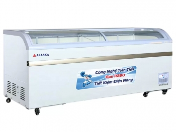 Tủ đông Alaska mặt kính cong 550 lít KC-550