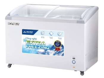Tủ đông kính cong Hòa Phát 1 ngăn 2 cánh 451 lít HSF AD6451.C1