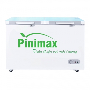 Tủ đông Pinimax PNM-39W2KD, 260 lít, dàn đồng mặt kính cường