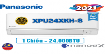 Điều hòa Panasonic 1 chiều 24.000BTU inverter XPU24XKH-8 (Tiết kiệm điện)